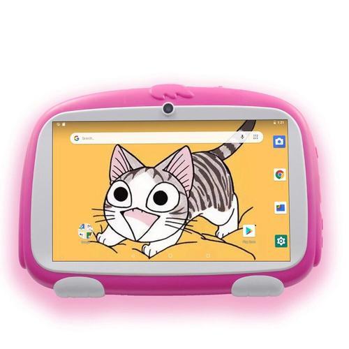 Tablette Android 7" pour Enfant Wifi 16GB, Couleur: Rose