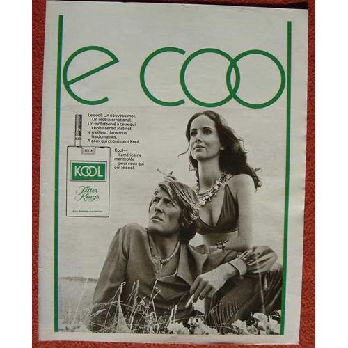Publicité Papier - Cigarettes Seita "Kool" De 1972