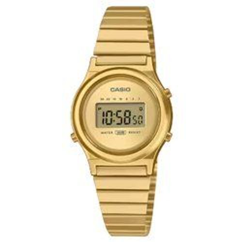 Casio - Montre Femme Vintage Doré, Gris La700weg-9aef - Jaune