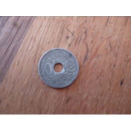 Pièce Percèe 10 Centimes Lindauer1941
