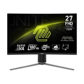 MSI MAG 27C6PF - Écran LCD - jeux - incurvé - 27" - 1920 x 1080 Full HD (1080p) @ 180 Hz - Rapid VA - 250 cd/m² - 3000:1 - 0.5 ms - 2xHDMI, DisplayPort