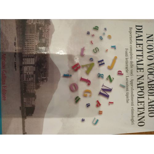 Nuovo Vocabolario Dialettale Napoletano Repertorio Complètement Delle Voci Approfondimenti Etimologici Fonti Letterarie Locuzioni Tipiche