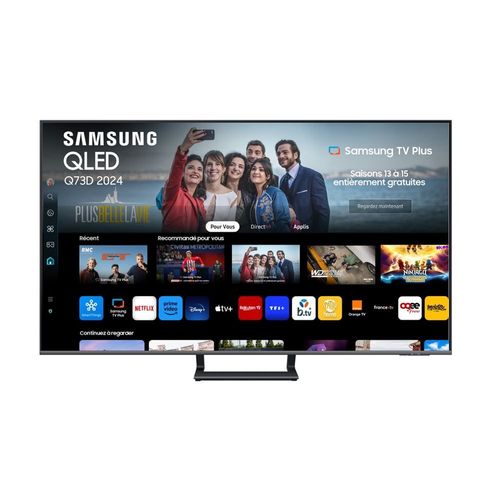 TV LED SAMSUNG TQ55Q73D QLED 100HZ 4K 139CM 2024