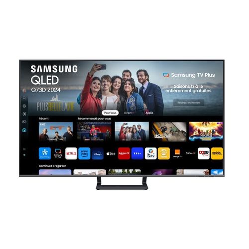TV LED SAMSUNG TQ65Q73D QLED 100HZ 4K 165CM 2024