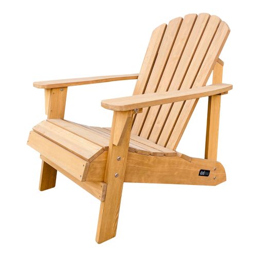 Axi Carmen Chaise Adirondack, Transat Bois, Beige Or | Chaise De Jardin Bois 1 Personne /Fauteuil Bois Exterieur/Chaise Bois Exterieur | Fauteuil Exterieur Bois À Dossier Haut 90 X 78 X 93 Cm 14 Kg.