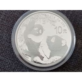 Chine - Pièce 10 Yuan Argent Panda 2021 - Neuve, Sous Capsule
