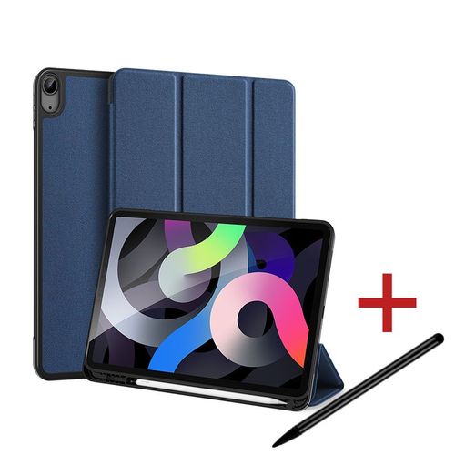 Coque Ipad Air 4 10.9" 2020 [ +Stylet ] Intelligent Antichoc Protection Housse Étui Ipad Air 4ème Génération - Bleu