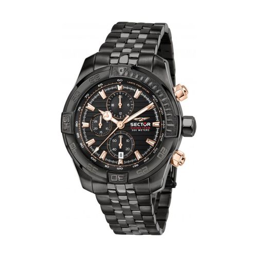 Montre Homme Sector En Métal Noir