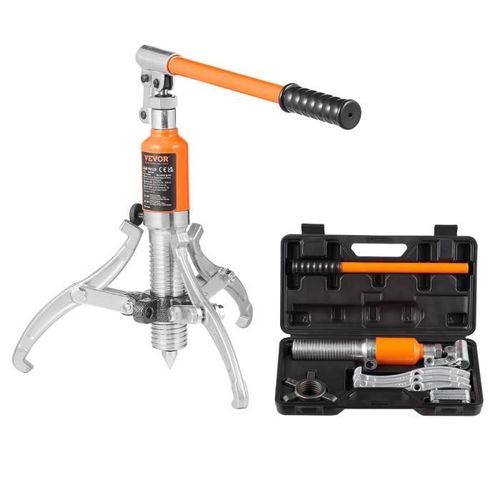 Extracteur De Roulement À 2-3 Mâchoires-Vevor- 228,6 Mm Course 50 Mm Pour Entretien Démontages Des Engrenages Poulies Machines