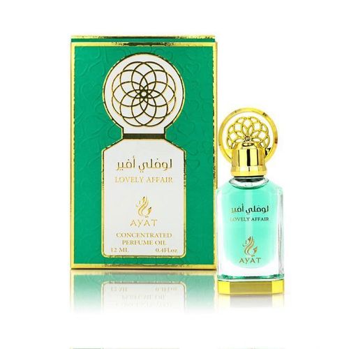 Huile Parfumée Lovely Affair De Ayat Perfumes ? 12 Ml - Musc, Fleurs Blanches, Jasmin, Grenade, Bergamote, Orange, Muguet 