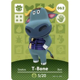 Carte NFC Amiibo Animal Crossing New Horizons Serie 1, Compatible