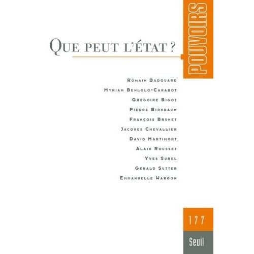 Pouvoirs, N177 - Que Peut L'etat