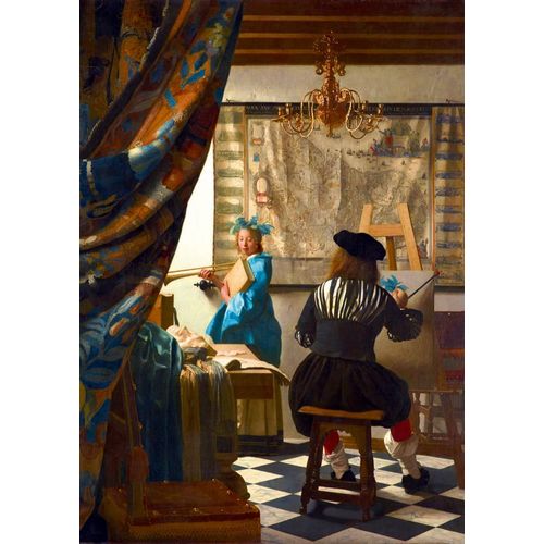 Johannes Vermeer - Art Of Painting, 1668 - Puzzle 1000 Pièces