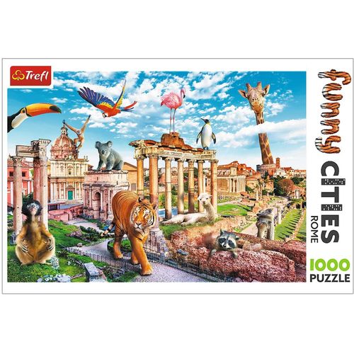 Funny Cities - Rome - Puzzle 1000 Pièces