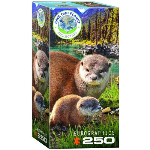 Save The Planet - Otters - Puzzle 250 Pièces