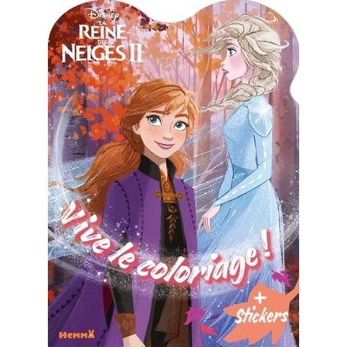 La Reine Des Neiges 2 (Anna Et Elsa De Profil) - Avec Stickers