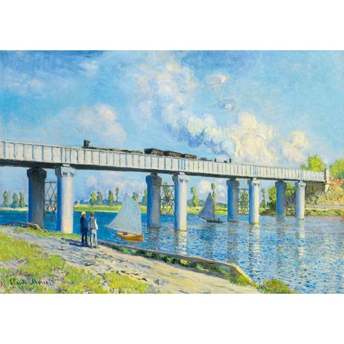 Claude Monet -Railway Bridge At Argenteuil, 1873 - Puzzle 1000 Pièces