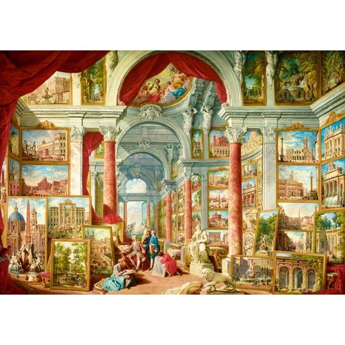 Panini - Picture Gallery With Views Of Modern Rome, 1757 - Puzzle 1000 Pièces