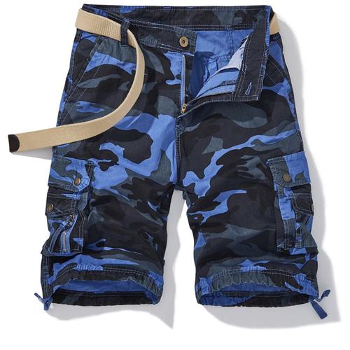 Bermuda Hommes De Cargo Grande Taille À Imprimé Camouflage Fit Grande Vêtements Masculin Wx220