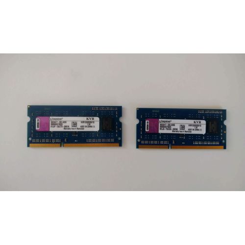 Kingston ValueRAM - DDR3 - module - 1 Go - SO DIMM 204 broches - 1333 MHz / PC3-10600 - CL9 - 1.5 V - mémoire sans tampon - non ECC