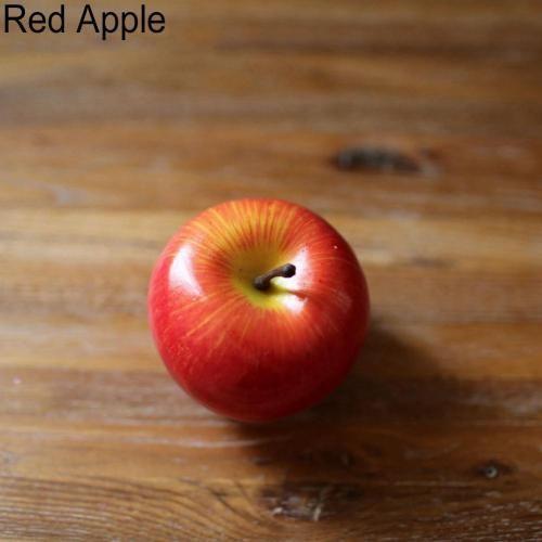 Lifelike Artificielle Red Apple Mousse Pommes Décoratifs Fruits Accueil Maison Décoration Darmoires De Cuisine 