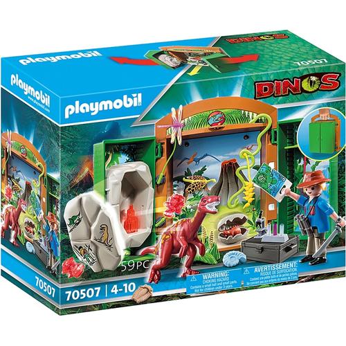 Playmobil Dinos 70507 - Explorateurs De Dinosaures Play Box