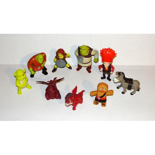 Figurine Shrek Lot De 9 Jouets Mc Donalds