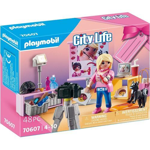 Playmobil City Life 70607 - Coffret Cadeau - Influenceuse