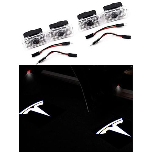 Fantôme Ombre Lumières Pour Tesla Modèle S Modèle X Modèle 3 Modèle Y Car Styling Accessoires,Lot De 4