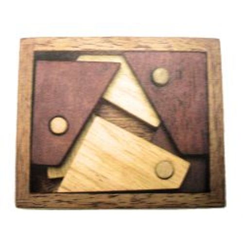 Casse Tete En Bois - N° 46 - Puzzle Triangle - Chez Hachette Collection