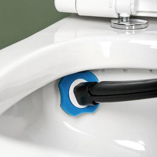 Toilettes à usage unique Brush Set No d'angle mort Brosse WC Brosse de  nettoyage bleu