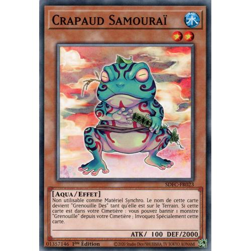Yu-Gi-Oh Crapaud Samouraï SDFC-FR023 1st 