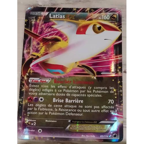 Carte Pokémon Latias-Ex 85/116