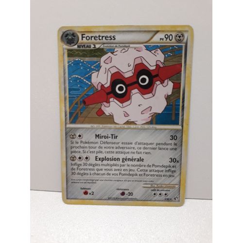 Foretress 3/90 Holo Set Heartgold Soulsilver Indomptable Fr