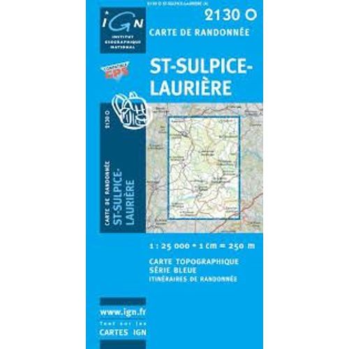 Carte Ign St Sulpice Lauriere
