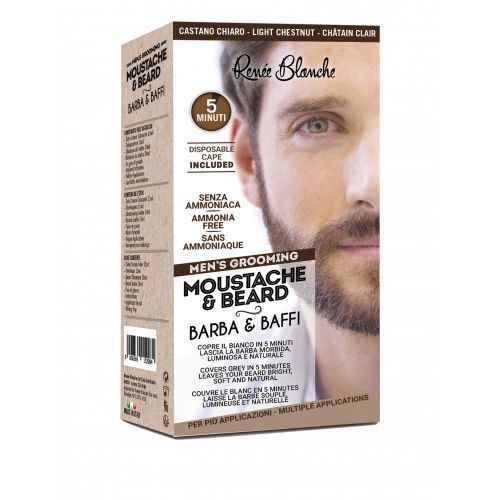 Coloration Barbe Et Moustache Chatain Clair 