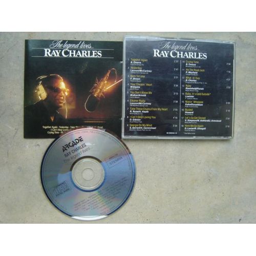 Cd /Ray Charles "The Legend Lives" Arcade Japan * 18 Titres