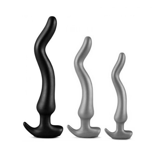 Plug Anal Xxl Plug Long Noth Curve L 36 X 6 Cm Noir Theassgasm