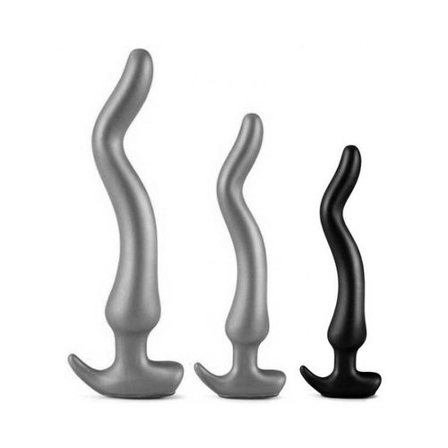 Plug Anal Xxl Plug Long Noth Curve S 25 X 4 Cm Noir Theassgasm