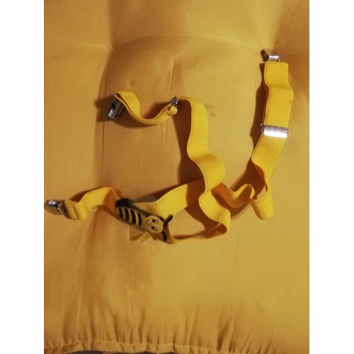 Bretelles Pour Enfants (Garçon/Fille) Jaune Soleil - Taille 4/6 Ans
