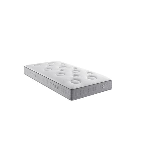 Matelas Flexion - Matelas Ressorts Ensachés Garnissage Mémoire De Forme 90 X 200 - Blanc - 90 X 200