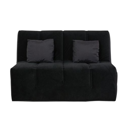 Banquette Slyde 140 Los Angeles Angel Noir - Matelas Dunlopillo