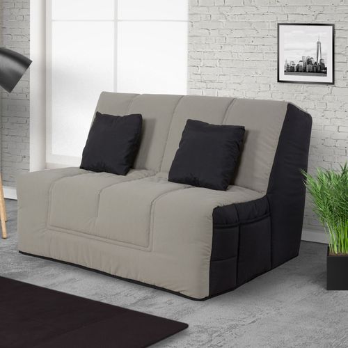 Banquette Slyde 140 Los Angeles Coton Gris - Matelas Dunlopillo