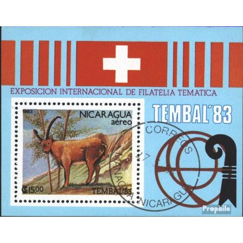 Nicaragua Block149 Oblitéré 1983 Tembel `83