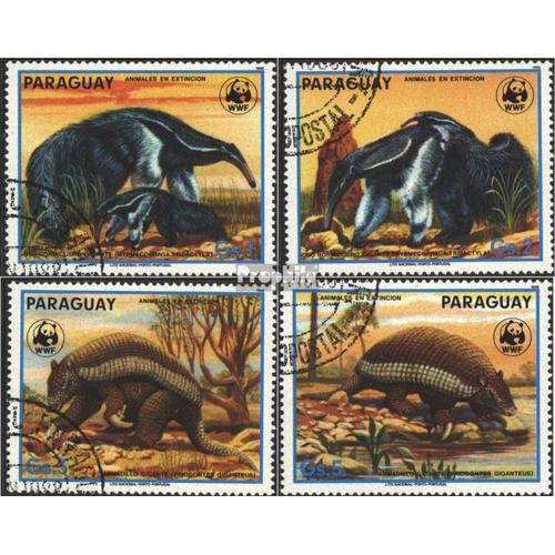 Paraguay 4225-4228 Oblitéré 1988 Ecosystèmes Animaux