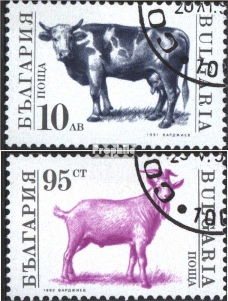 Bulgarie 3885,3984 (Édition Complète) Oblitéré 1991 Timbres: Animaux