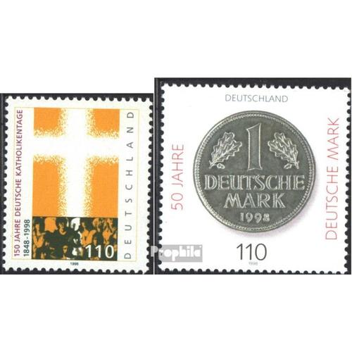 Rfa (Fr.Allemagne) 1995,1996 (Édition Complète) Oblitéré 1998 Timbres Spéciaux