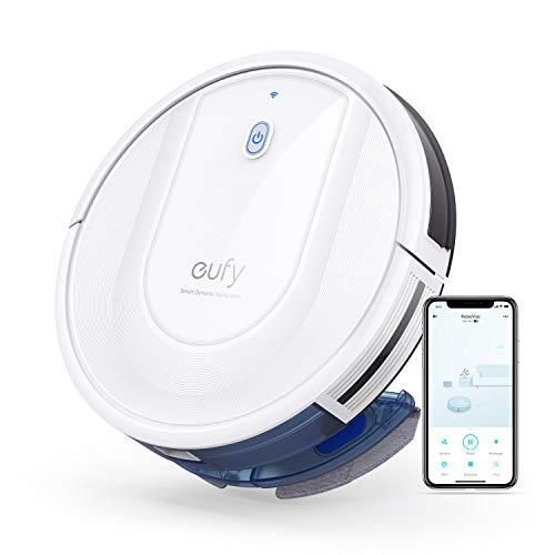 Eufy Aspirateur Robot By Anker Robovac G10 Hybrid + Serpillière 2 En 1 Avec Navigation Dynamique Intelligente, Wifi, Application Et Compatibilité