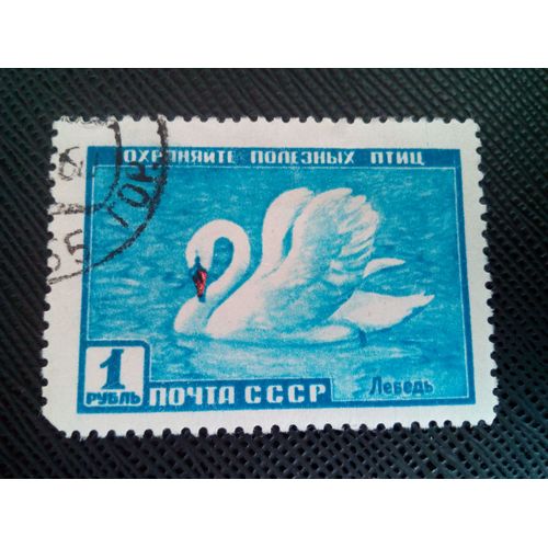 Timbre Russie / Urss Yt 2184 Cygne Muet (Cygnus Olor) 1959 ( 060305 )