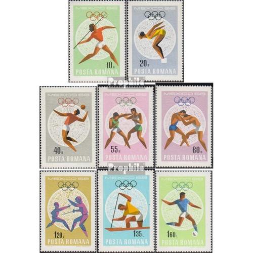 Roumanie 2697-2704 (Édition Complète) Oblitéré 1968 Jeux Olympiques Été